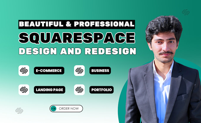 Gig Preview - Design a professional and beautiful squarespace website