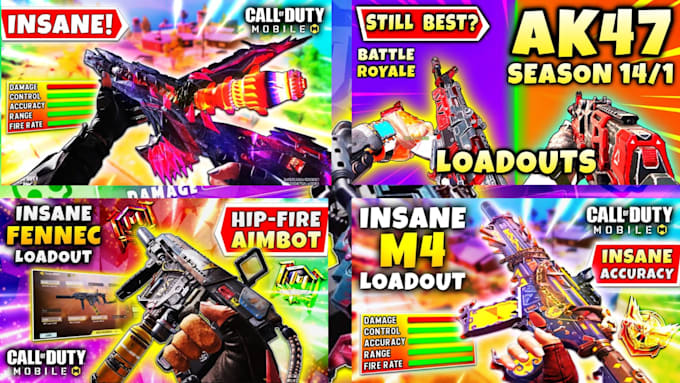 Gig Preview - Design professional call of duty mobile youtube thumbnails