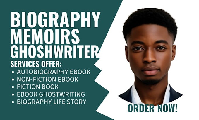 Gig Preview - Your life, your story, biography writing, autobiography, memoir ghostwriting