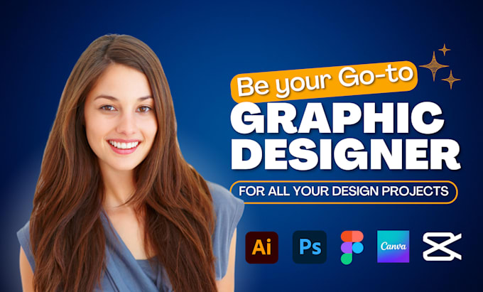 Gig Preview - Be your go to graphic designer for any design project