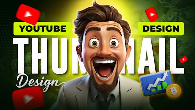 Gig Preview - Design attractive youtube thumbnails that attract viewers