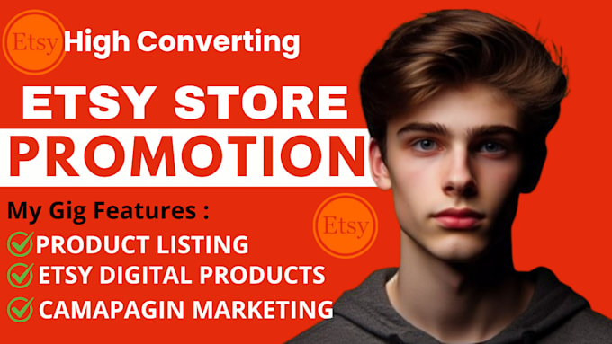 Gig Preview - Do etsy shop promotion etsy print on demand to promote etsy SEO to boost sales