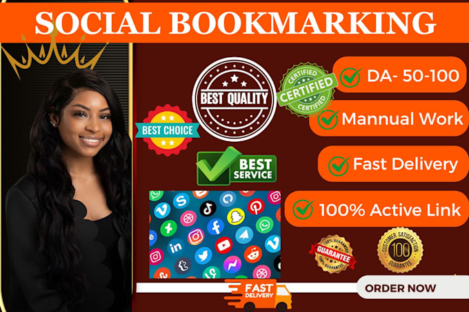 Bestseller - do 120 social bookmarking for high da white hat SEO link building