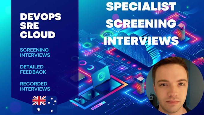 Gig Preview - Conduct screening interviews for devops, sre, cloud roles