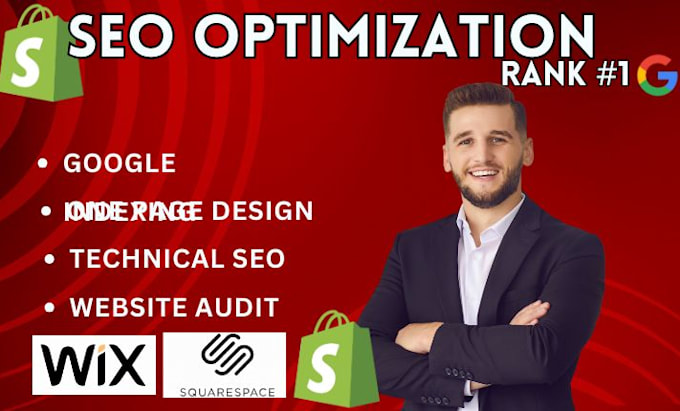 Gig Preview - Do complete website SEO shopify service to rank  on google to increase sales