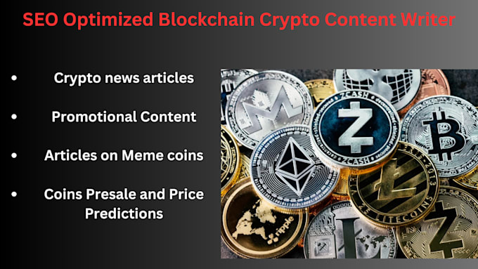 Gig Preview - Write crypto news articles, blockchain journalist