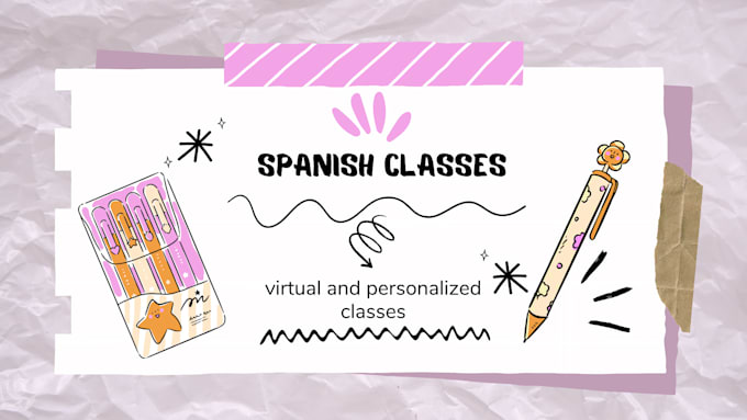 Gig Preview - Personalized spanish classes for all levels and ages