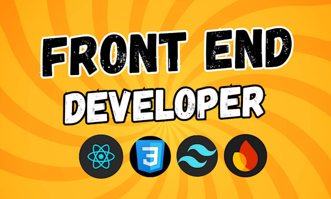 Gig Preview - Be your front end developer using  reactjs, HTML, css, javascript, firebase