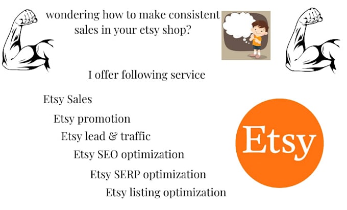 Gig Preview - Promote your etsy shop, etsy shop ranking etsy traffic and sales sales etsy SEO