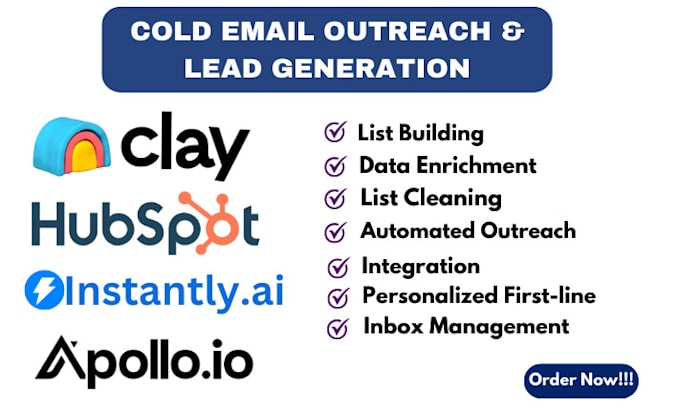 Gig Preview - Setup smartlead clay com email marketing personalize email and instantly ai