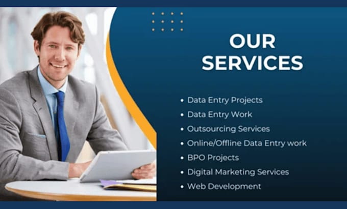 Gig Preview - Be your data entry specialist for big projects and projects outsourcing