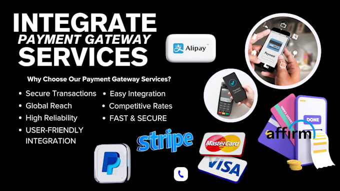 Bestseller - integrate payment gateway for ecommerce paypal stripe apple pay paytm venmo payu