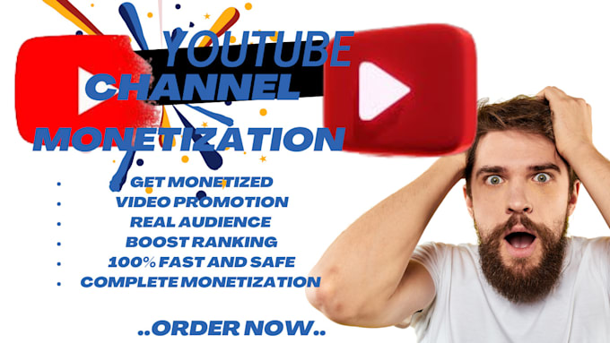 Gig Preview - Do complete youtube channel monetization promotion