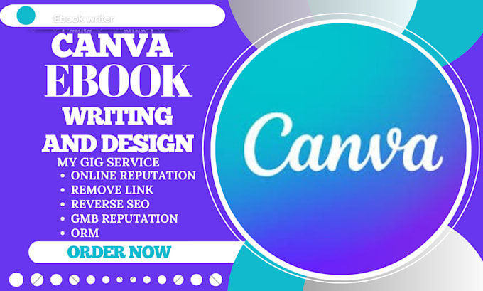 Gig Preview - Canva design for ebook, workbook, worksheet, book design PPT, ebook cover amazon