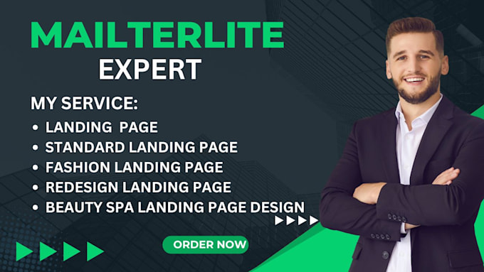 Gig Preview - Do mailterlite landing page