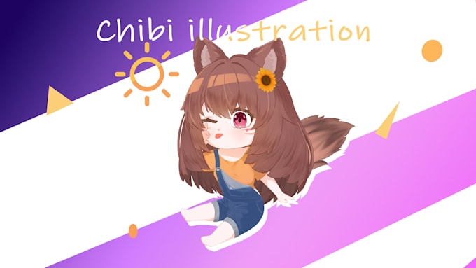 Gig Preview - Draw cute chibi anime character illustration