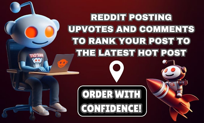 Gig Preview - Increase organic reddit post upvote for business website ai app or comment karma