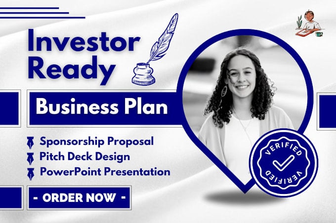 Gig Preview - Draft investor ready business plan sponsorship proposal letter pitch deck design