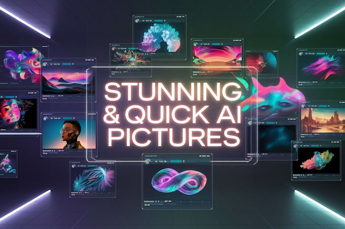 Gig Preview - Create stunning and quick ai pictures for you