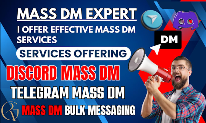 Gig Preview - Do discord mass dm, discord mass dm, discord promotion, discord dm advertising