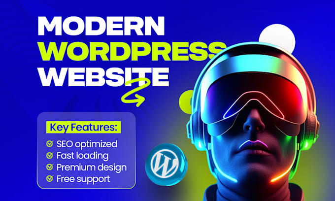 Gig Preview - Develop a stunning modern wordpress website