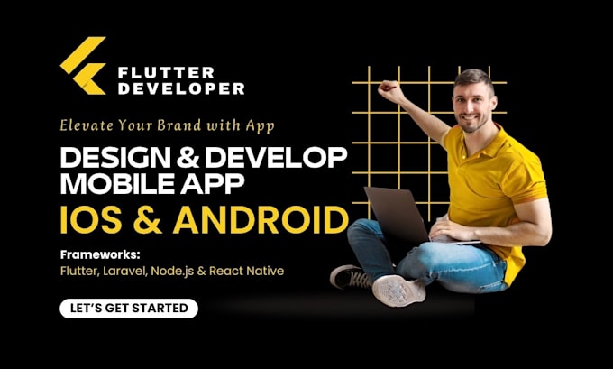 Gig Preview - Develop a responsive flutter mobile app for android and ios