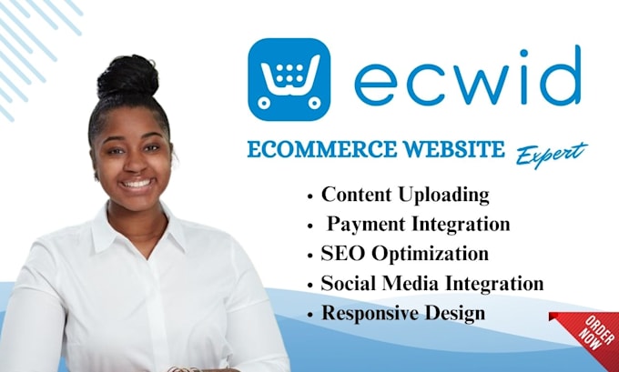 Gig Preview - Setup ecwid store design ecwid store redesign ecwid store promote ecwid store