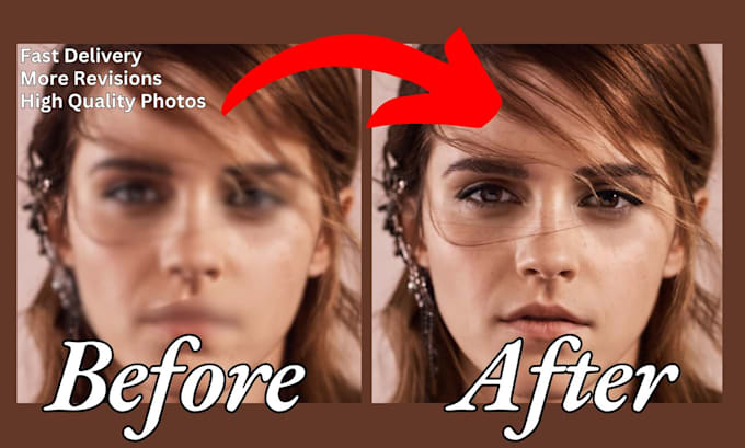 Gig Preview - Do photo portrait retouch, edit picture, fix blurry photos