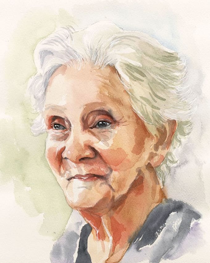 Gig Preview - Draw amazing portrait in watercolor