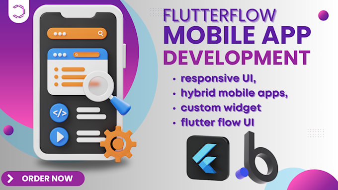 Gig Preview - Do flutterflow, responsive UI, hybrid mobile apps, custom widget flutter flow UI