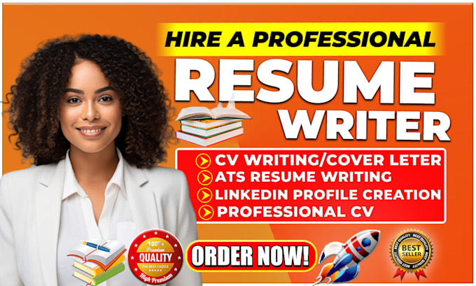 Gig Preview - Write professional executive resume, CV, cover letter, sales resume, tech resume