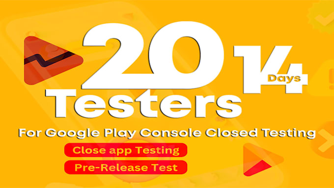 Gig Preview - Provide 12 real testers for google play closed testing