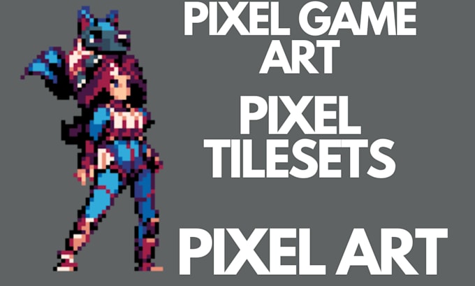 Gig Preview - Draw 2d pixel game art, pixel environment pixel tilesets 2d pixel backgrounds