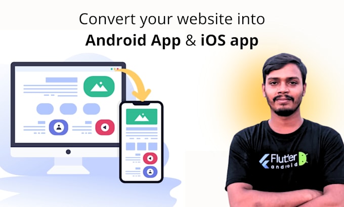Gig Preview - Convert your website into professional android and ios apps
