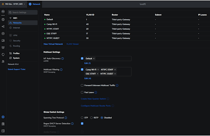 Gig Preview - Vlan configuration for cisco switches and unifi aps