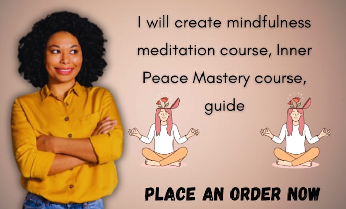 Gig Preview - Create online course content, mindfulness course for your online university