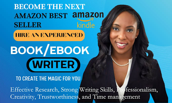 Gig Preview - Be ebook ghostwriter, nonfiction ghostwriter, ghost book writer, KDP book writer