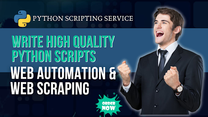 Gig Preview - Write python scripts, develop web automation and web scraping