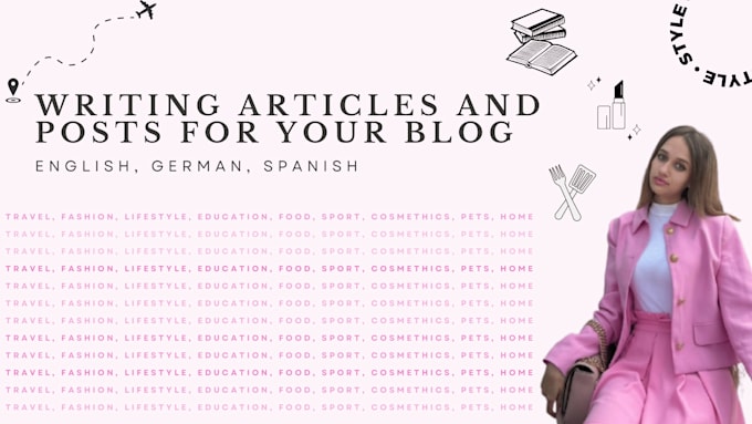 Gig Preview - Write you an article or post for your blog or magazine on any topic