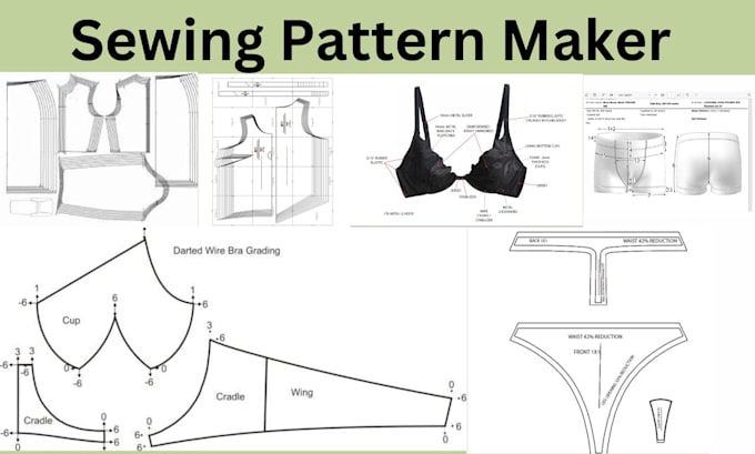 Gig Preview - Make professional sewing pattern custom pattern