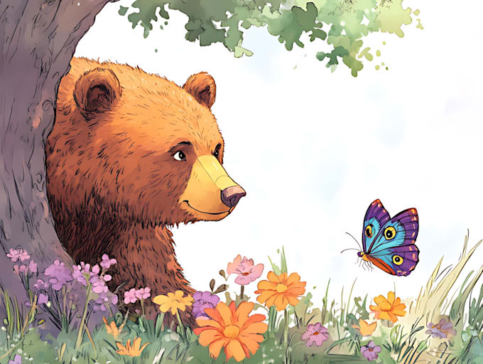 Bestseller - illustrate children story book illustration watercolor