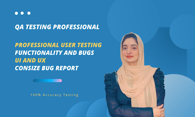 Gig Preview - Test your website and mobile apps and provide QA bug reports