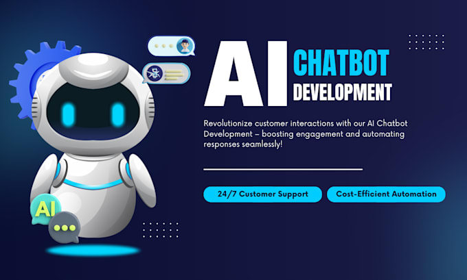 Gig Preview - Create a custom ai chabot to your website for customer engagement, faq question