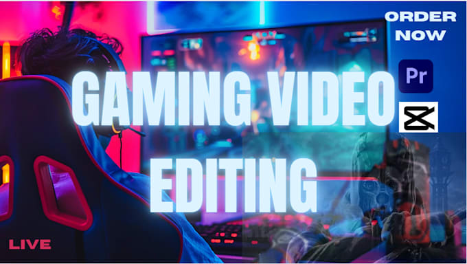 Gig Preview - Do professional gaming video editing and custom logo design