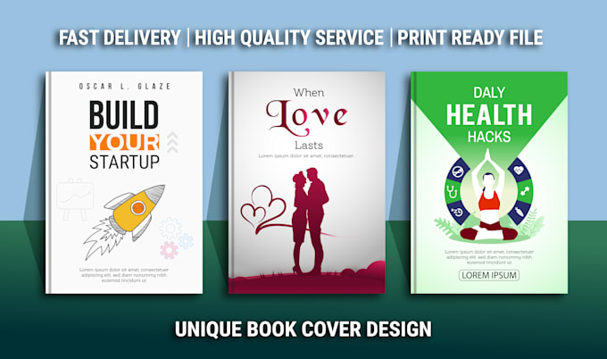 Gig Preview - Do a modern book cover design or ebook cover design