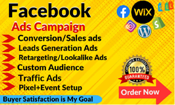 Gig Preview - Be facebook ads manager run instagram ad campaigns and meta lead generation