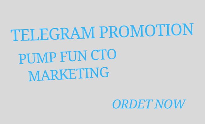 Gig Preview - Do telegram promotion, pump fun cto, solana marketing to boost liquidity pools