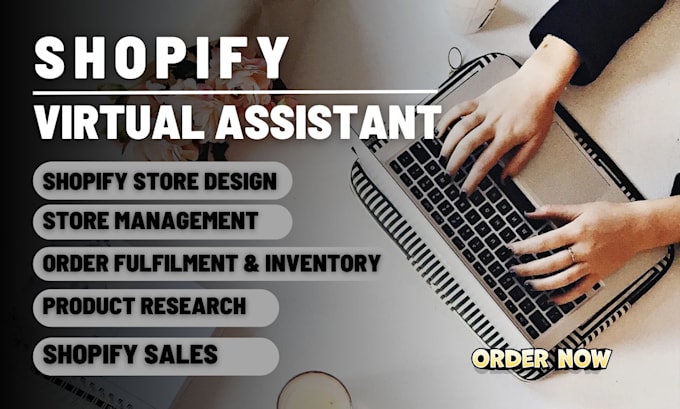 Gig Preview - Be your shopify virtual assistance shopify store manager