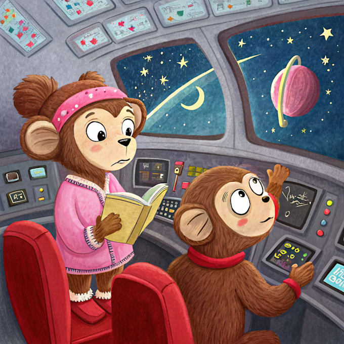 Bestseller - create awesome illustrations for your childrens book and book cover