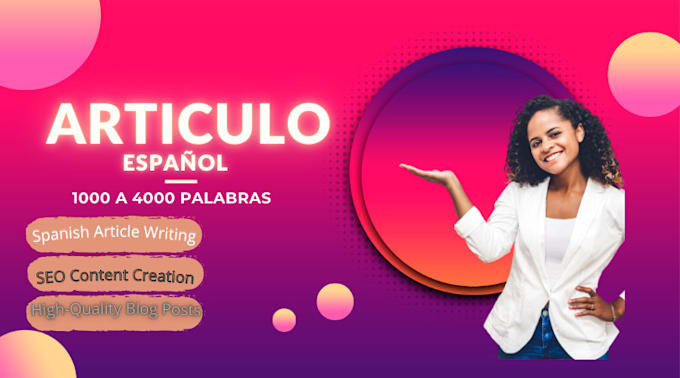 Bestseller - write articles for your website or blog in spanish